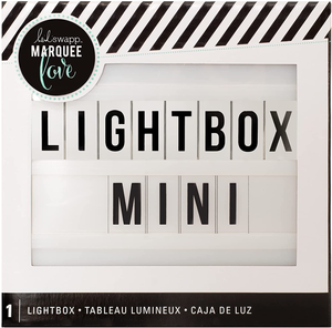 Mini lightbox marquee love Heidi swapp