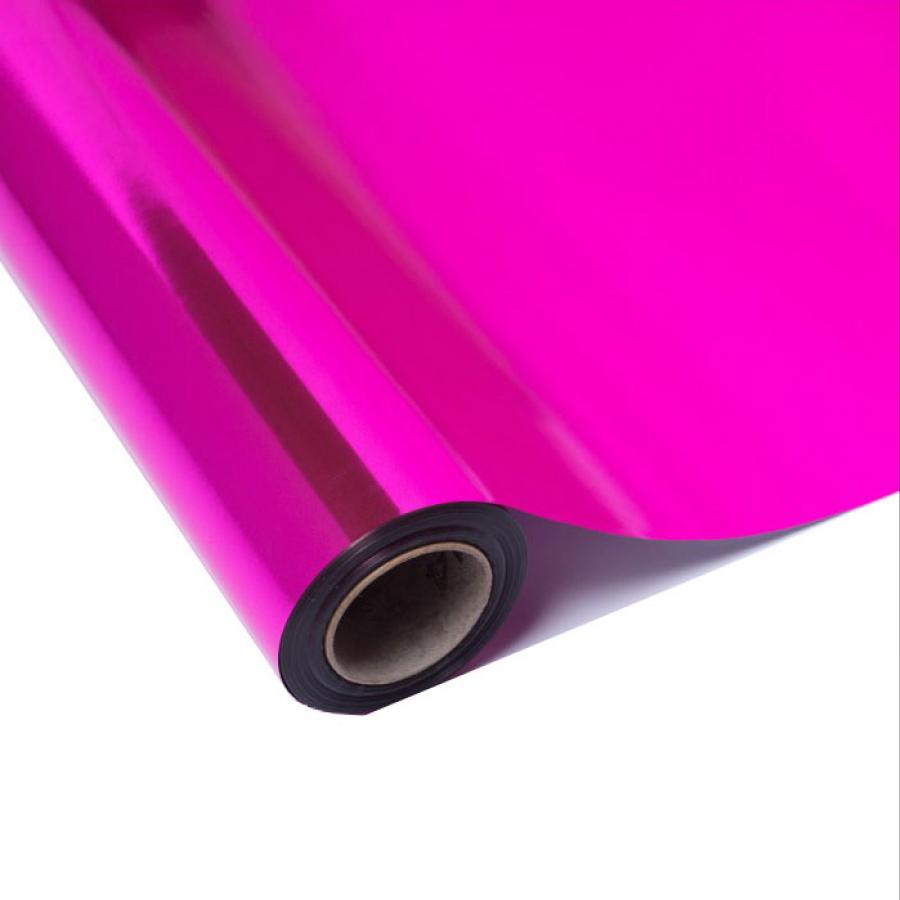 Rollo Laminado Termico Rosa Metalizado 